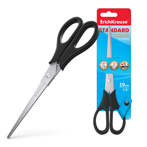 ERICH KRAUSE - BLÍSTER TIJERAS STANDARD 19 CM (Ref.21881)