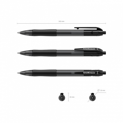 ERICH KRAUSE - BOLÍGRAFO DE GEL AUTOMÁTICO SMART-GEL, TINTA COLOR: NEGRO (Ref.39012)