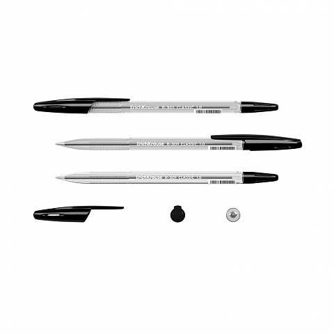 ERICH KRAUSE - BOLÍGRAFO R-301 CLASSIC STICK 1.0, TINTA COLOR: NEGRO (Ref.43185)