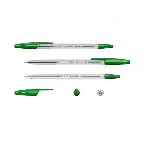 ERICH KRAUSE - BOLÍGRAFO R-301 CLASSIC STICK 1.0, TINTA COLOR: VERDE (Ref.43187)