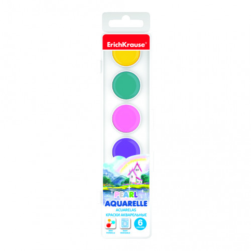 ERICH KRAUSE - CAJA ACUARELAS PEARL 6 COLORES (Ref.50584)
