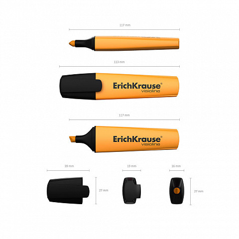 ERICH KRAUSE - FLUORESCENTE VISIOLINE V-12, COLOR: NARANJA (Ref.32499)