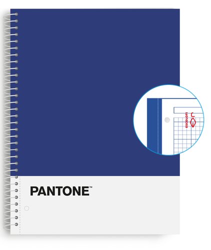 ESCOLOFI - BLOCK ESCOL.PANTONE A4 BASIC 80h 5x5 AZ (Ref.850100100)