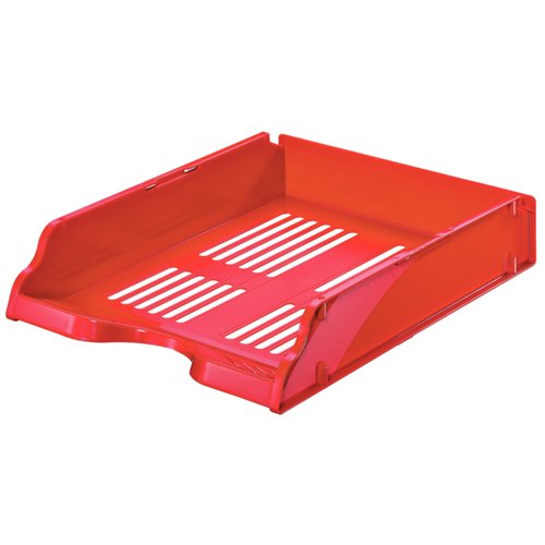 ESSELTE - BANDEJA PORTADOCUMENTOS TRANSIT APILABLE A4 ESTÁNDAR ROJO (Ref.15656)