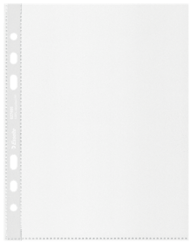 ESSELTE - CAJA 100 FUNDAS POLIPROPILENO MULTITALADRO REFORZADA PIEL NARANJA A5 RECYCLE 70 MICRAS (Ref.627495)