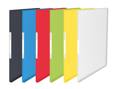 ESSELTE - CARPETA FUNDAS (TARIFARIO) PP FLEXIBLE A4 80 F. COL. SURT. (Ref.624007)