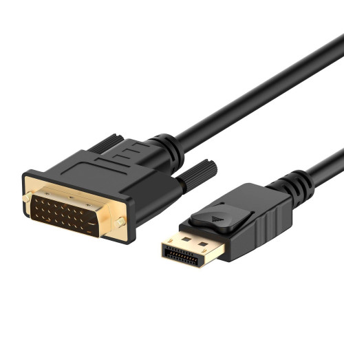 EWENT - adaptador de cable de vídeo 1,8 m DisplayPort DVI-D Negro (Ref.EC1441)