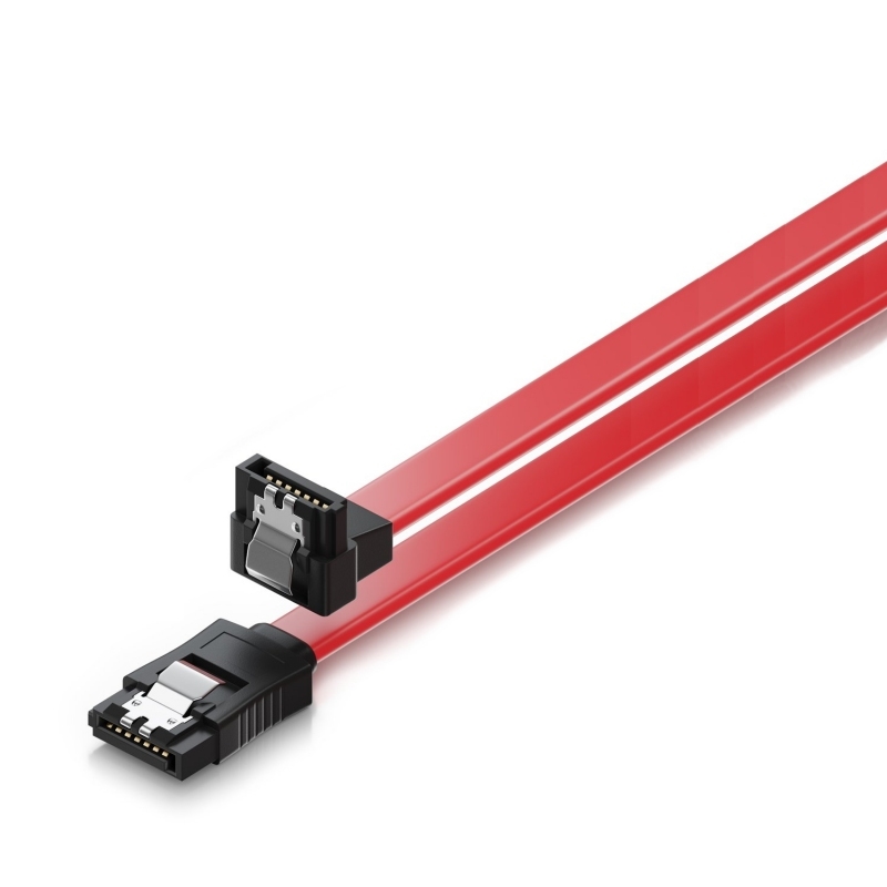 EWENT - cable de SATA 0,5 m SATA 7-pin Negro, Rojo (Ref.EC1514)