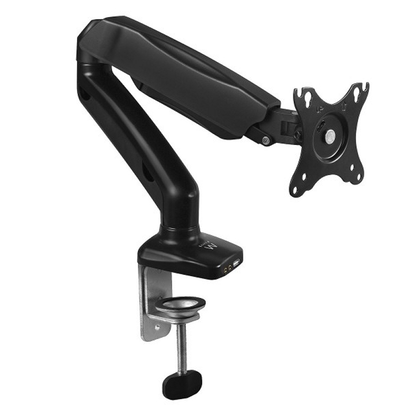 EWENT - soporte de mesa para pantalla plana 68,6 cm (27") Abrazadera/Atornillado Negro (Ref.EW1515)
