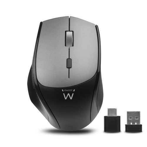 EWENT - ratón mano derecha Bluetooth Óptico 2400 DPI (Ref.EW3245)