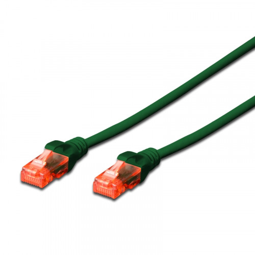 EWENT - EW-6U-005 cable de red Verde 0,5 m Cat6 U/UTP (UTP) (Ref.IM1003)