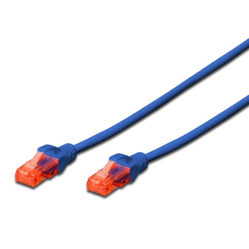 EWENT - EW-6U-050B cable de red Azul 5 m Cat6 U/UTP (UTP) (Ref.IM1025)