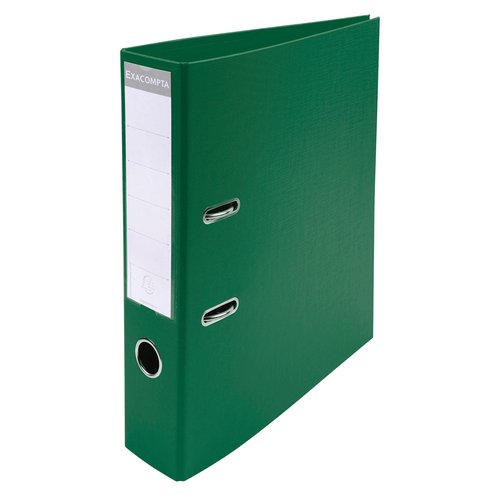 EXACOMPTA - ARCHIVADOR palanca FORRADO PVC RADO A4 70mm VERDE OSCURO (Ref.53753E)