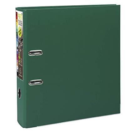 EXACOMPTA - ARCHIVADOR PALANCA PREM'TOUCH PP A4 MAXI LOMO DE 80MM RADO VERDE OSCURO (Ref.53353E)
