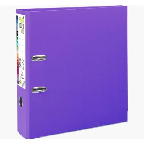 EXACOMPTA - ARCHIVADOR PALANCA PREM'TOUCH PP A4 MAXI LOMO DE 80MM RADO VIOLETA (Ref.53357E)