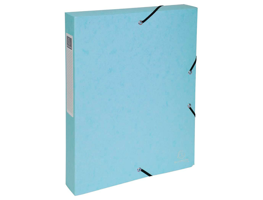 EXACOMPTA - CARPETA de PROYECTOS AQUAREL CARTON A4 GOMAS 4 cm SURTIDO (5 col.) (Ref.59560E)