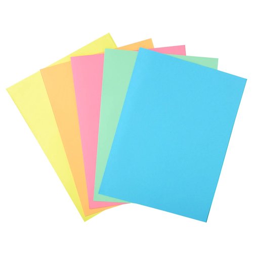 EXACOMPTA - SUBCARPETA SUPER 160 1 SOLAPA 160g A4 SURTIDO PAQUETE de 100 (Ref.348000E)