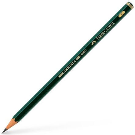 FABER CASTELL - 9000 LÁPIZ GRAFITO H EN BLISTER (Ref.B-9000-H)