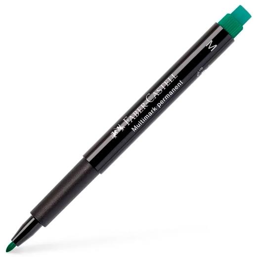 FABER CASTELL - FABER - CASTELL ROTULADOR PERMANENTE MULTIMARK PUNTA MEDIA VERDE -10 UNIDADES- (Ref.152563)