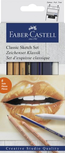 FABER CASTELL - LAPICES DISEÑO CREATIVE STUDIO est.6 (Ref.114004)