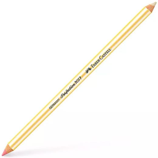 FABER CASTELL - LÁPIZ GOMA MIXTO PERFECTION 7057 DOBLE PUNTA PARA TINTA Y GRAFITO (Ref.185712)