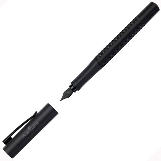 FABER CASTELL - PLUMA ESTILOGRÁFICA GRIP EDITION M ALL BLACK NEGRO (Ref.140960)
