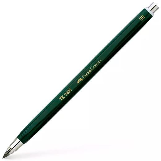 FABER CASTELL - PORTAMINAS TK9400 3,15MM MINA 5B VERDE (Ref.139405)