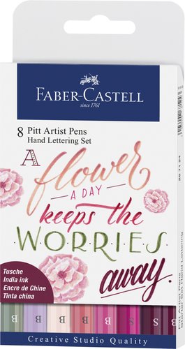 FABER CASTELL - ROTUL.FABER PITT HAND LETTERING B/8 (Ref.267124)