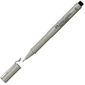 FABER CASTELL - ROTULADOR CALIBRADO ECCO PIGMENT 0,5MM NEGRO -10U- (Ref.166599)