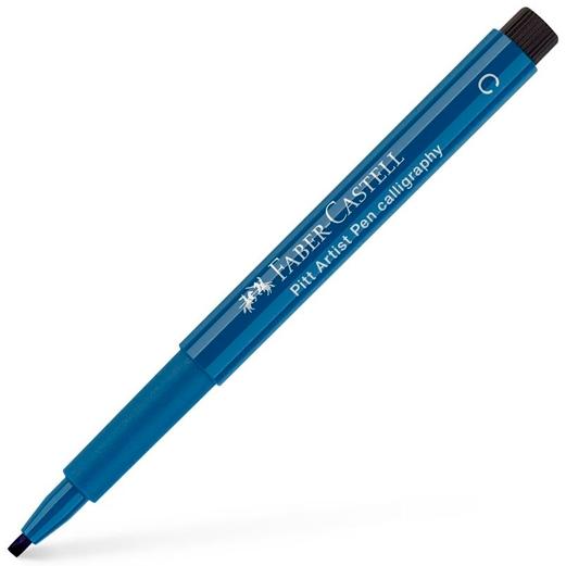 FABER CASTELL - ROTULADOR PITT ARTIST PEN CALLIGRAPHY AZUL DE IDANTRENO -10U- (Ref.167547)