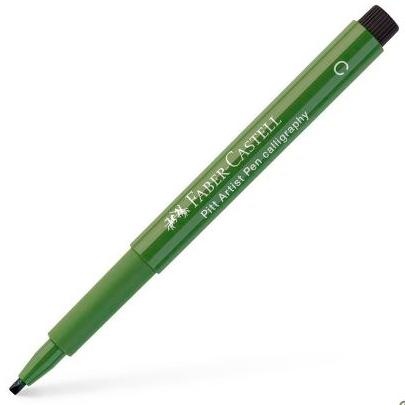 FABER CASTELL - ROTULADOR PITT ARTIST PEN CALLIGRAPHY VERDE ÓXIDO CROMO -10U- (Ref.167574)