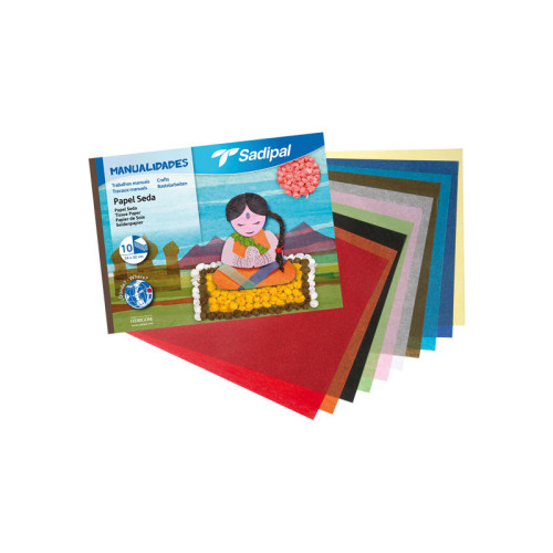 FABRIANO - BLOC 10 HOJAS MANUALIDADES PAPEL SEDA (Ref.S0400005)