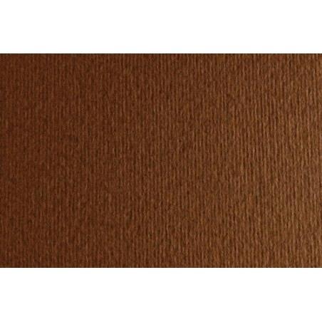 FABRIANO - CARTULINA LISA/RUGOSA 2 TEXTURAS 50X70 CM 220G/M2 MARRON CHOCOLATE (Ref.F42450706)