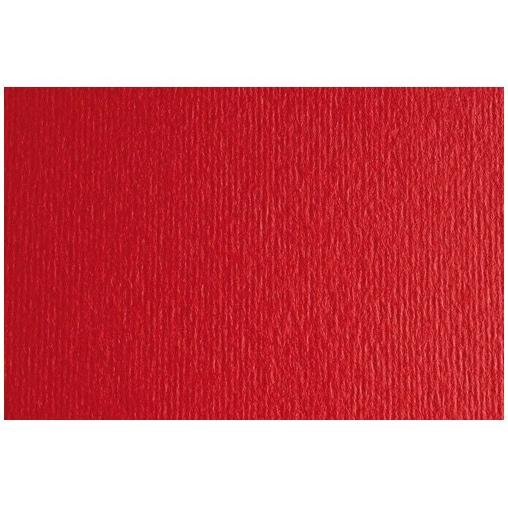 FABRIANO - CARTULINA LISA/RUGOSA 2 TEXTURAS 50X70 CM 220G/M2 ROJO (Ref.F42450709)