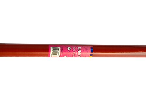 FABRISA - PAPEL de EMBALAR KRAFT IMPRESO ROLLO 1x3 ROJO NAVIDAD (Ref.18265)