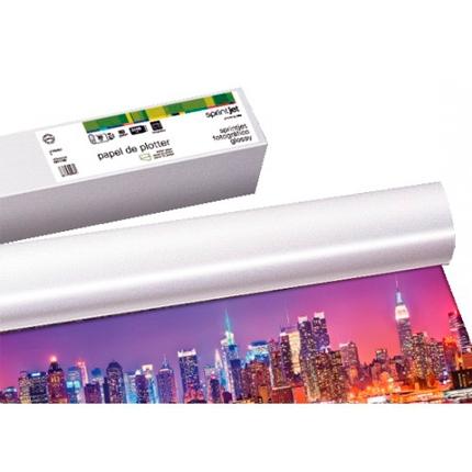 FABRISA - ROLLO DE PAPEL PARA PLOTTER (42") 1067X50MM X 30M 180GR BLANCO GLOSSY FOTOGRÁFICO BRILLO (Ref.16114)