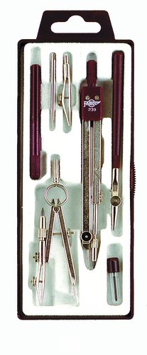 FAIBO - COMPAS ESCOLAR MINAS C/ACCESORIOS SERIE BACHILLER (Ref.239)