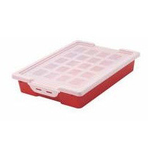FAIBO - CUBETA PEQUEÑA CON TAPA - ROJO (Ref.786-03)