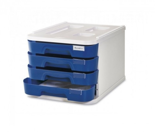 FAIBO - MODULO DE 4 CAJONES POLIESTIRENO AZUL OSCURO FLUOR (Ref.1000M-52)