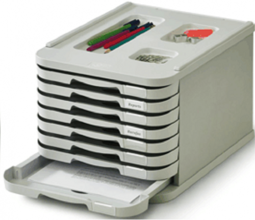 FAIBO - MODULO DE 8 CAJONES POLIESTIRENO GRIS (Ref.1008-08)