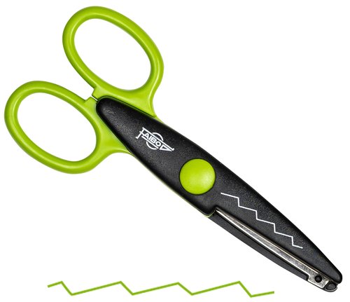 FAIBO - TIJERAS DENTADA 13 cm VERDE (Ref.764-7)