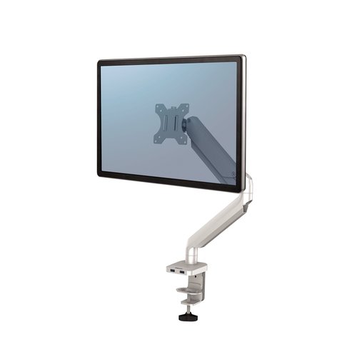 FELLOWES - BRAZO PARA MONITOR INDIVIDUAL PLATINUM SERIES TM PLATA (Ref.8056401)