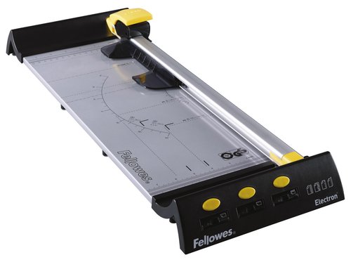 FELLOWES - CIZALLA de RODILLO ELECTRON A3
Corte: Longitud 455mm y capacidad 10h (Ref.5410501)