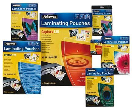 FELLOWES - PACK 100 FUNDAS PLASTIFICAR 100 MIC. BRILLO A3 (Ref.5351205)