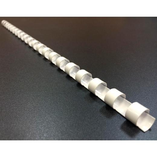 FELLOWES - PACK DE 25 CANUTILLOS BLANCOS 6 MM (Ref.5330003)