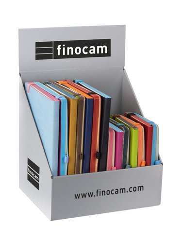FINOCAM - EXPOSITOR 14 CUADERNOS FLEXI MODERN FA5+F3 LISO C/SURTIDOS (Ref.8041001)