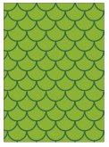 FIXO - BOLSA DISFRAZ 56x70 cm. IMPRESA ONDAS VERDE (Ref.72309)