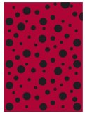 FIXO - BOLSA DISFRAZ 56x70 cm. IMPRESA TOPOS NEGRO (Ref.72305)