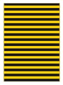 FIXO - BOLSA DISFRAZ 65x90 cm. IMPRESA AMARILLO/NEGRO (Ref.72101)