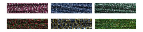 FIXO - VARITAS FLEXIBLES SMART con PURPURINA 30 cm.x6 mm. AZUL PACK de 50 (Ref.3077/68014100)